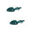 2Pcs Green Pet Poop with Tissue Holder Durable Plastic Scoop 8