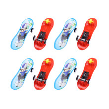 24Pcs Finger Skateboards for Kids Pull Back Durable Mini Toy Assorted