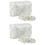 2Pcs Comfortable Hamster Cage Paper Bedding for Small Pets Assorted 6