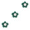 3Pcs Dark Felt Balls DIY Five-Petal Flower Crafts Accessory 5