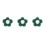 3Pcs Dark Felt Balls DIY Five-Petal Flower Crafts Accessory 4