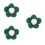 3Pcs Dark Felt Balls DIY Five-Petal Flower Crafts Accessory 7