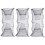3Pcs Portable Foldable Fishing Net Triple Layer Mesh Black 4