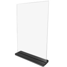 5Pcs Acrylic Display Stands Transparent Vertical Menu Sign Holders