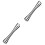 2Pcs Stainless Steel Ice Muddler Silver Sturdy Bar Pestle 6