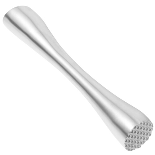 2Pcs Stainless Steel Ice Muddler Silver Sturdy Bar Pestle
