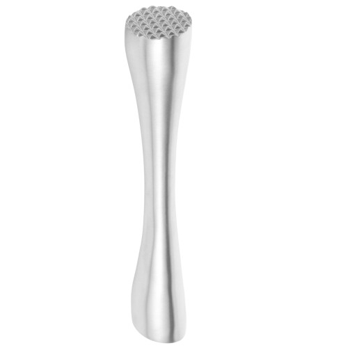 2Pcs Stainless Steel Ice Muddler Silver Sturdy Bar Pestle 2