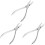3Pcs Silver Clarinet Repair Pliers Wind Instrument Maintenance Tools 3