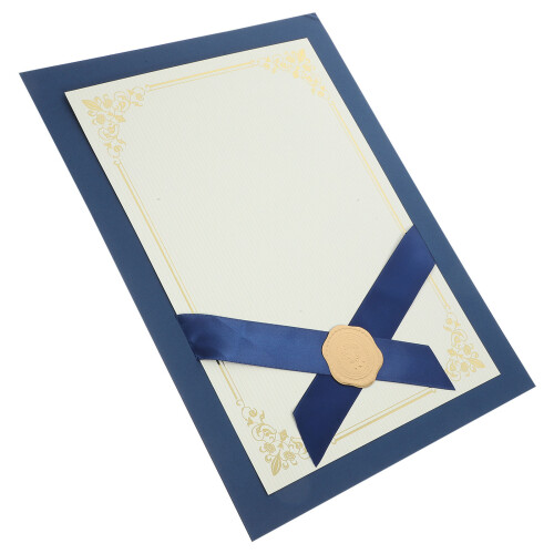 5St Documenthoezen Navy Voor Diploma En Certificaat Bescherming