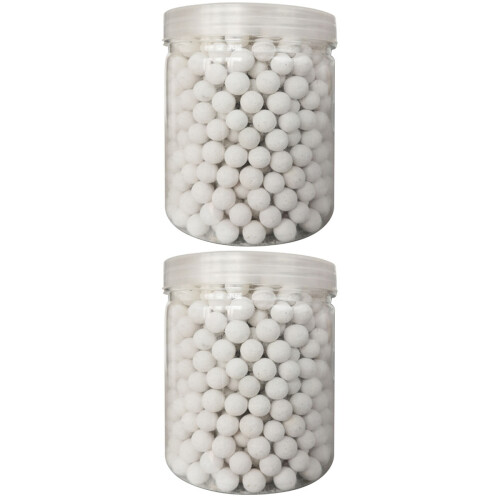 2Pcs Heat Resistant Ceramic Pie Weights White Baking Beans with Bottle 2