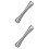 2Pcs Stainless Steel Ice Muddler Silver Sturdy Bar Pestle 8