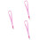 3Pcs Pink Mobile Phone Lanyards Lightweight Durable Charm Straps 6