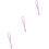 3Pcs Pink Mobile Phone Lanyards Lightweight Durable Charm Straps 5