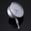 2Pcs Mechanical Dial Indicator Silver Stainless Steel Precision Gauge 7