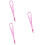 3Pcs Pink Mobile Phone Lanyards Lightweight Durable Charm Straps 7