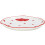 2Pcs Multifunctional Ceramic Plates Elegant Dessert and Fruit Trays 8