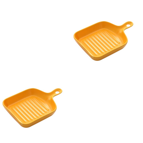 2Pcs Unbreakable Grill Plates Microwave Accessories Set 2