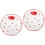 2Pcs Multifunctional Ceramic Plates Elegant Dessert and Fruit Trays 2