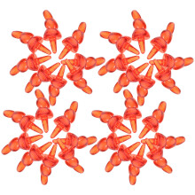 300St Plastic Sneeuwpop Voor DIY Kerst Knutselplezier