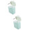 2St Reissysteem Formulehouder PP Silicone Volume Multi 9