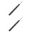 2Pcs Adjustable Black Stainless Steel Bracelet Wearing Helper Durable 5
