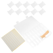 1Set Kunststof Borduurgaren Organizer Met Winder En Opbergdoos Assorti
