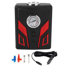 Umflare rapidă a anvelopelor, compresor de aer, pompă de aer auto cu afișaj analogic, ecartament cu cadran, design compact și lumină LED pentru