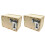 2Sets Lichtbruin Educatief DIY Wachtwoordbox Kids Knutseldoos 3