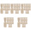 75St Peg Beige DIY Speelgoed Onbewerkt En Creatief 5