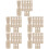 75St Peg Beige DIY Speelgoed Onbewerkt En Creatief 7