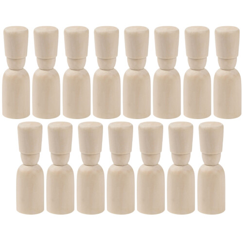 75St Peg Beige DIY Speelgoed Onbewerkt En Creatief 1