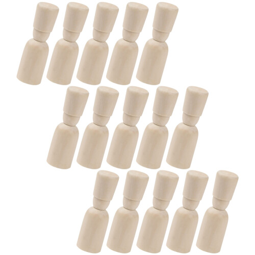 75St Peg Beige DIY Speelgoed Onbewerkt En Creatief 2