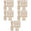 75St Peg Beige DIY Speelgoed Onbewerkt En Creatief 8