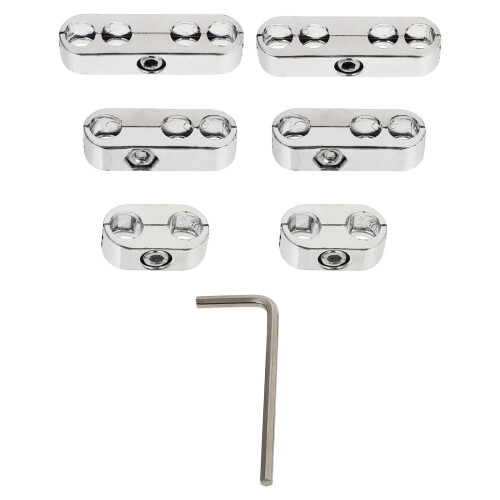 2Sets ABS Auto Kabel Scheiders Set Zilveren Bougiedraad Houder