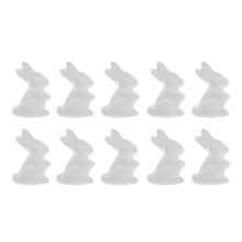 20St Creatieve DIY Bunny Decoraties Van Wit Schuim Voor Kinder Knutsel