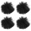 4St Zwarte Microfoon Isolatieschild Pluche Multifunctionele Covers 5