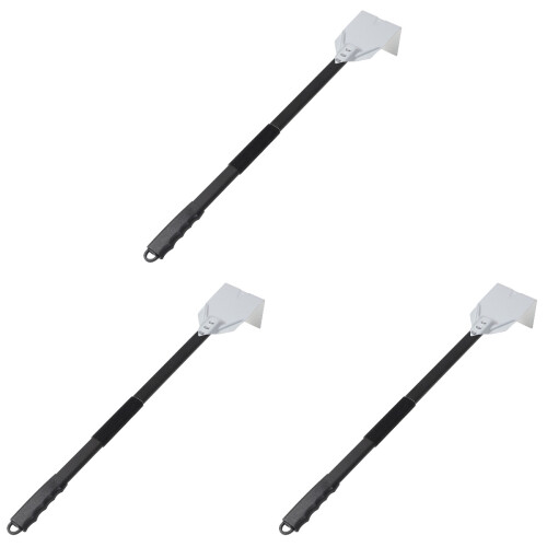 3St Lange Hand Haardschraper, Multifunctionele Rvs Schoonmaaktool 1