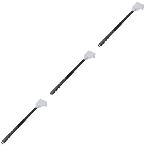 3St Lange Hand Haardschraper, Multifunctionele Rvs Schoonmaaktool 2