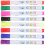 40St Kleurige Uitwisbare Whiteboard Markers Water Schilder 7