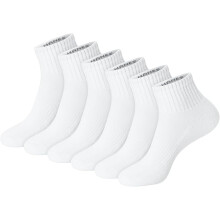 Hanes Unisex Plain Socks Crew and Ankle 6-Packs