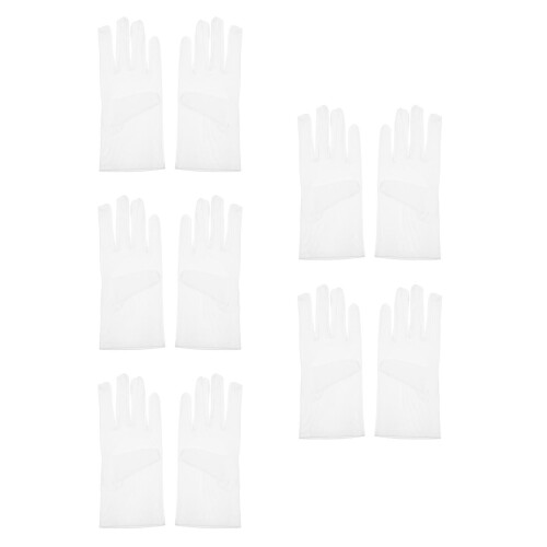 Witte Zachte Handschoenen Toneel En Feestaccessoires 2
