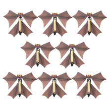 24St Lichtbruine Wind-Up Vleermuis Speelgoed Perfect Voor Halloween