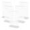 15Pcs Acrylic Menu Holders Clear Desktop Sign Stands for Restaurants 1