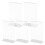 15Pcs Acrylic Menu Holders Clear Desktop Sign Stands for Restaurants 3