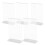 15Pcs Acrylic Menu Holders Clear Desktop Sign Stands for Restaurants 2