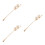 3Pcs Multifunctional Nail Art Mixing Sticks Alloy Manicure Tools 10
