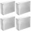 4St Stevige Aluminium Pedal Enclosure , Stomp Box Bescherming 6