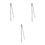 3St Metalen Pointer Joods Leeshulp Zilverkleurig 5