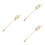 3Pcs Multifunctional Nail Art Mixing Sticks Alloy Manicure Tools 9