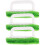 9St Groene Screen Print Schoonmaakhulp ABS Scrubber Met Stevig Handvat 1